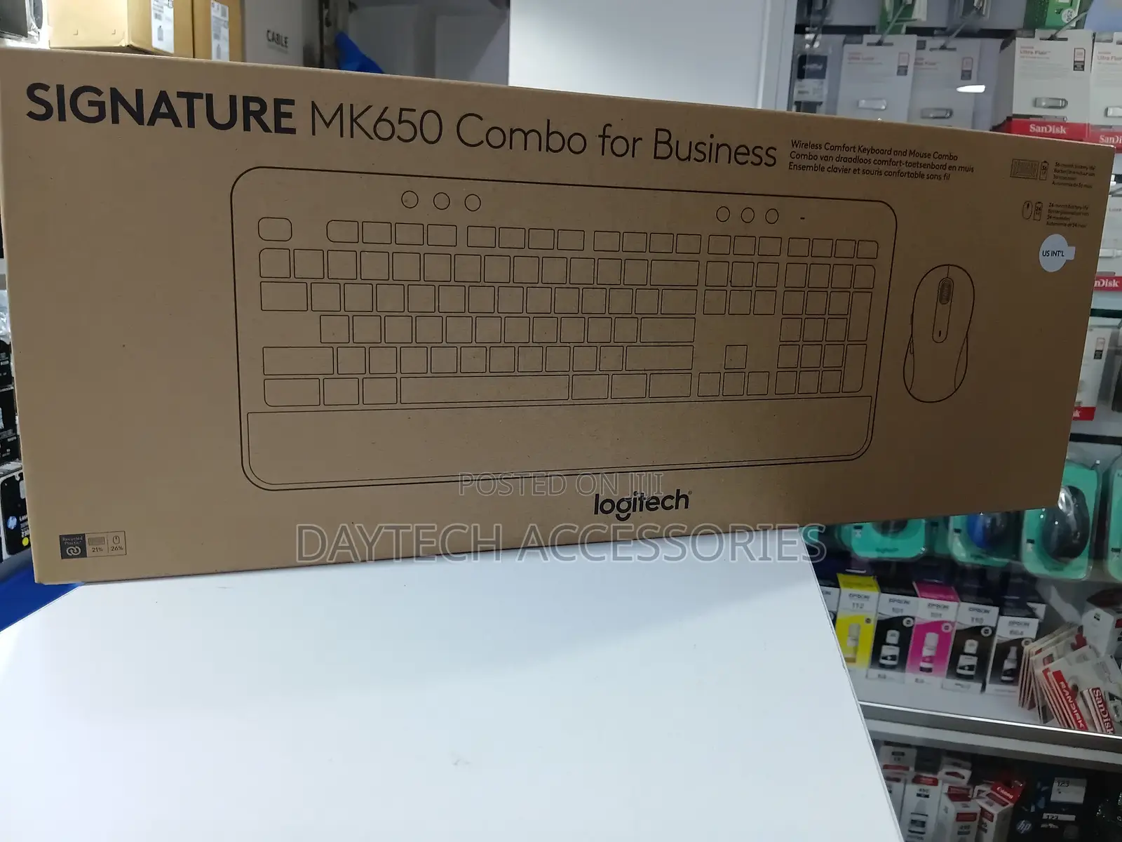 Logitech Signature MK650 Combo Keyboard Mouse for Business