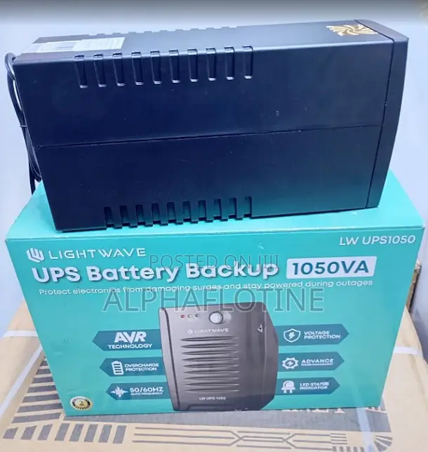 Light Wave Ups 1050va/630w Power Backup LW UPS 1050