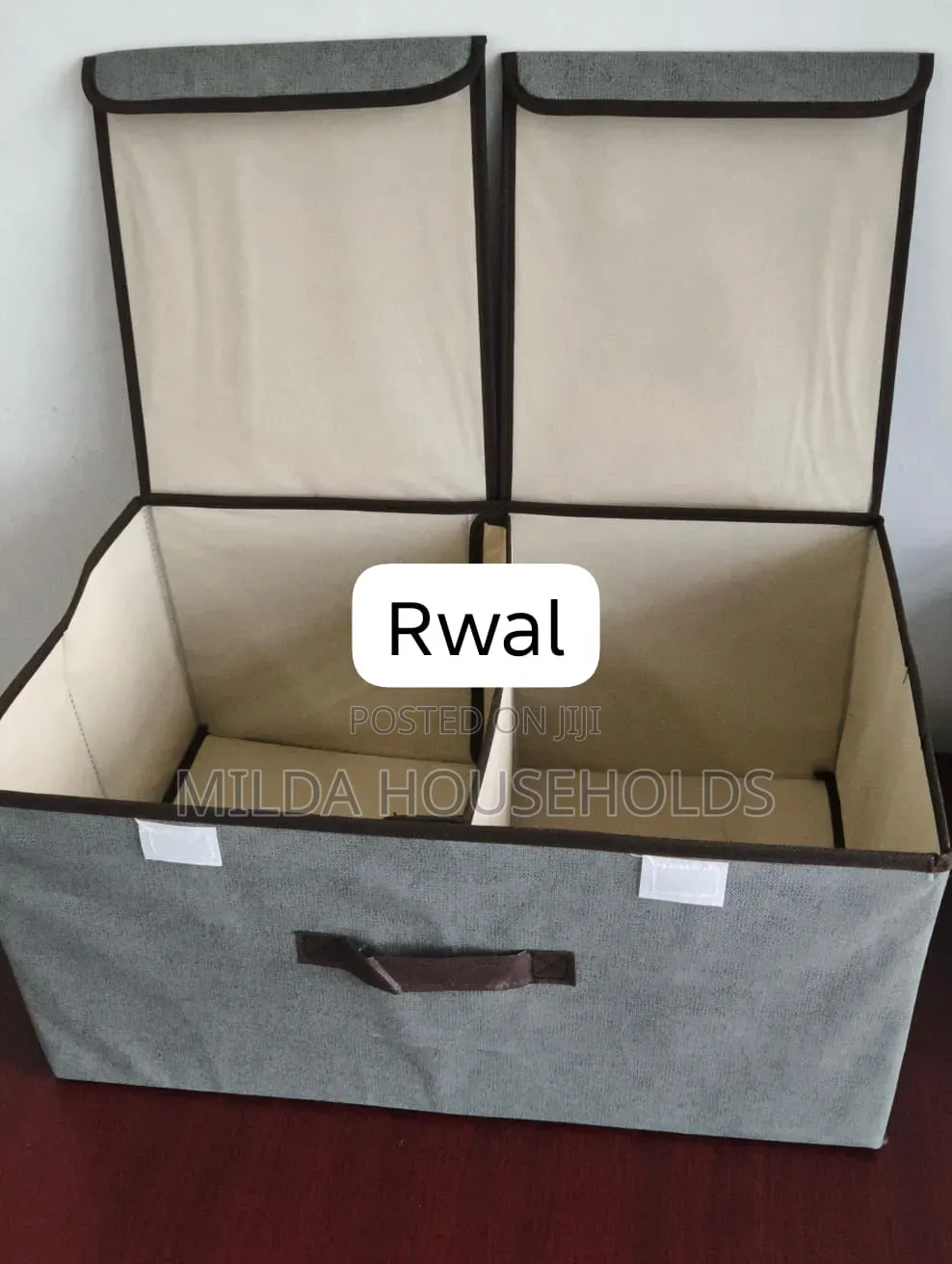 2 Partition Foldable Storage Bag