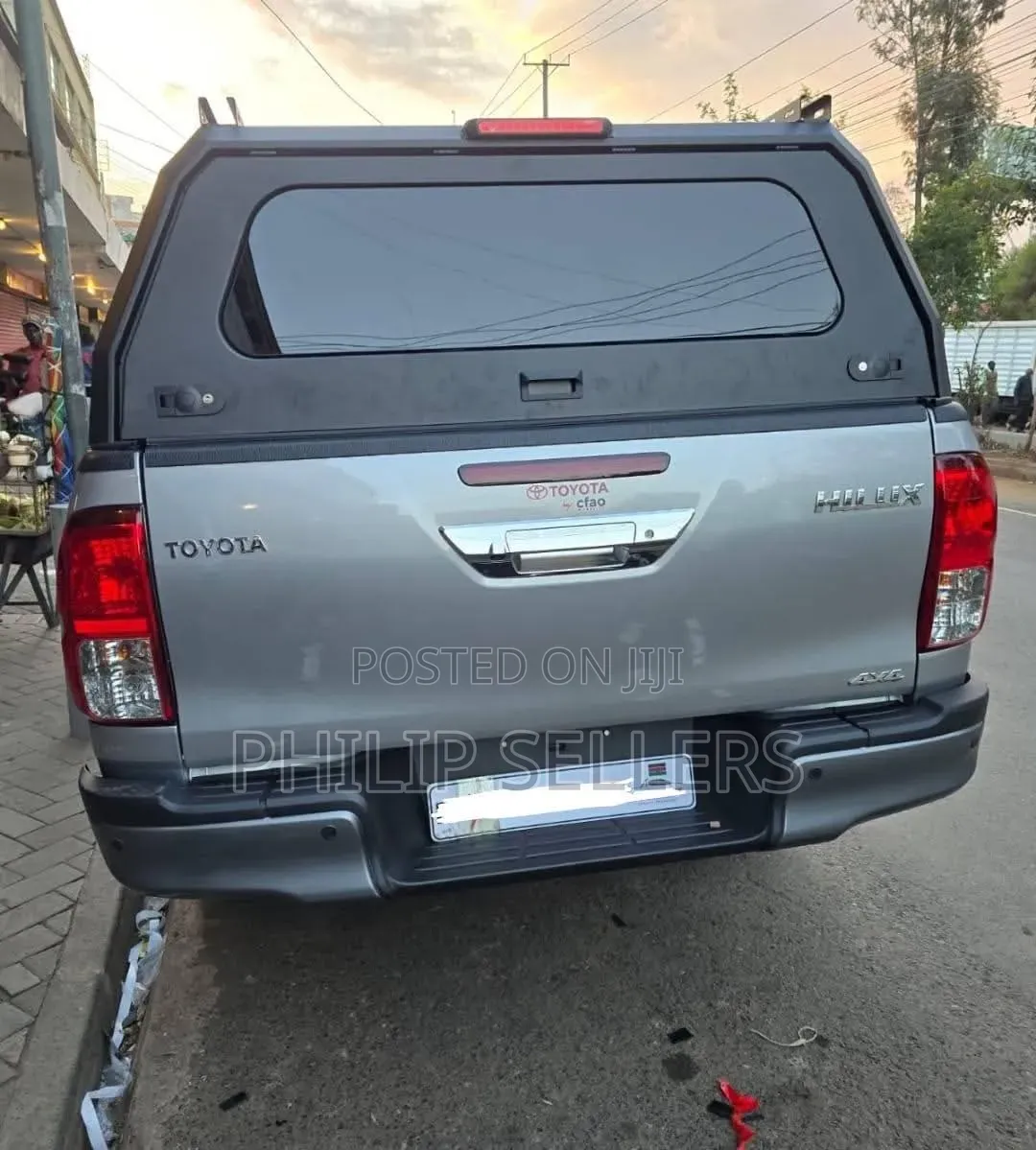Toyota Hilux Double Cab Matte Black Steel Canopy (2016–2025)