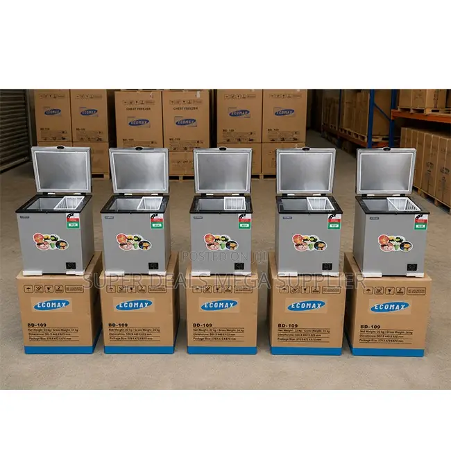 Frost-Resistant Hygienic 60L,90L,119L,150L,200L Chest Deep Freezers