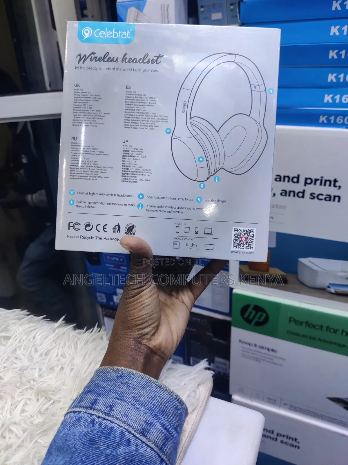 Celebrat Wireless Headsets