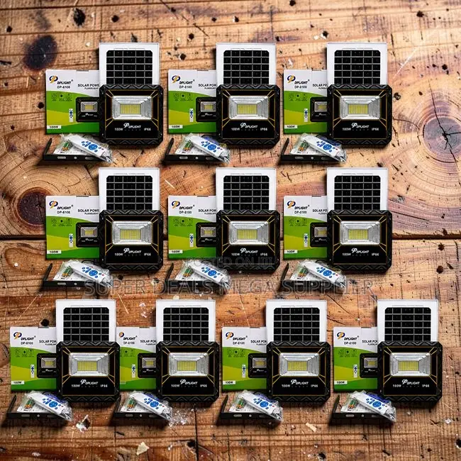 Commercial-Ready 40W,60W,100W,200W,300W,500W Watts Solar Flood Lights