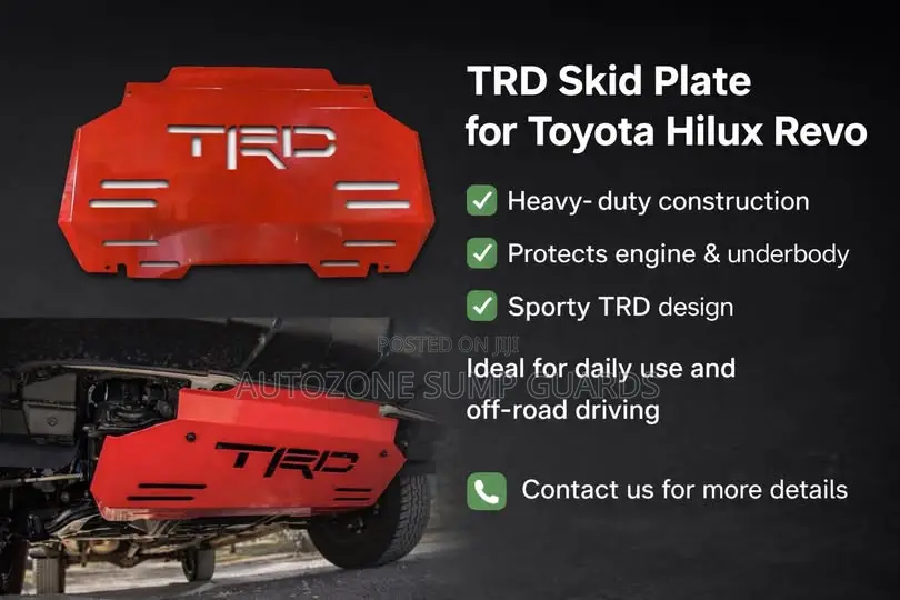 Skid Plate Toyota Hilux for Vigo Revo Rocco Heavy Duty