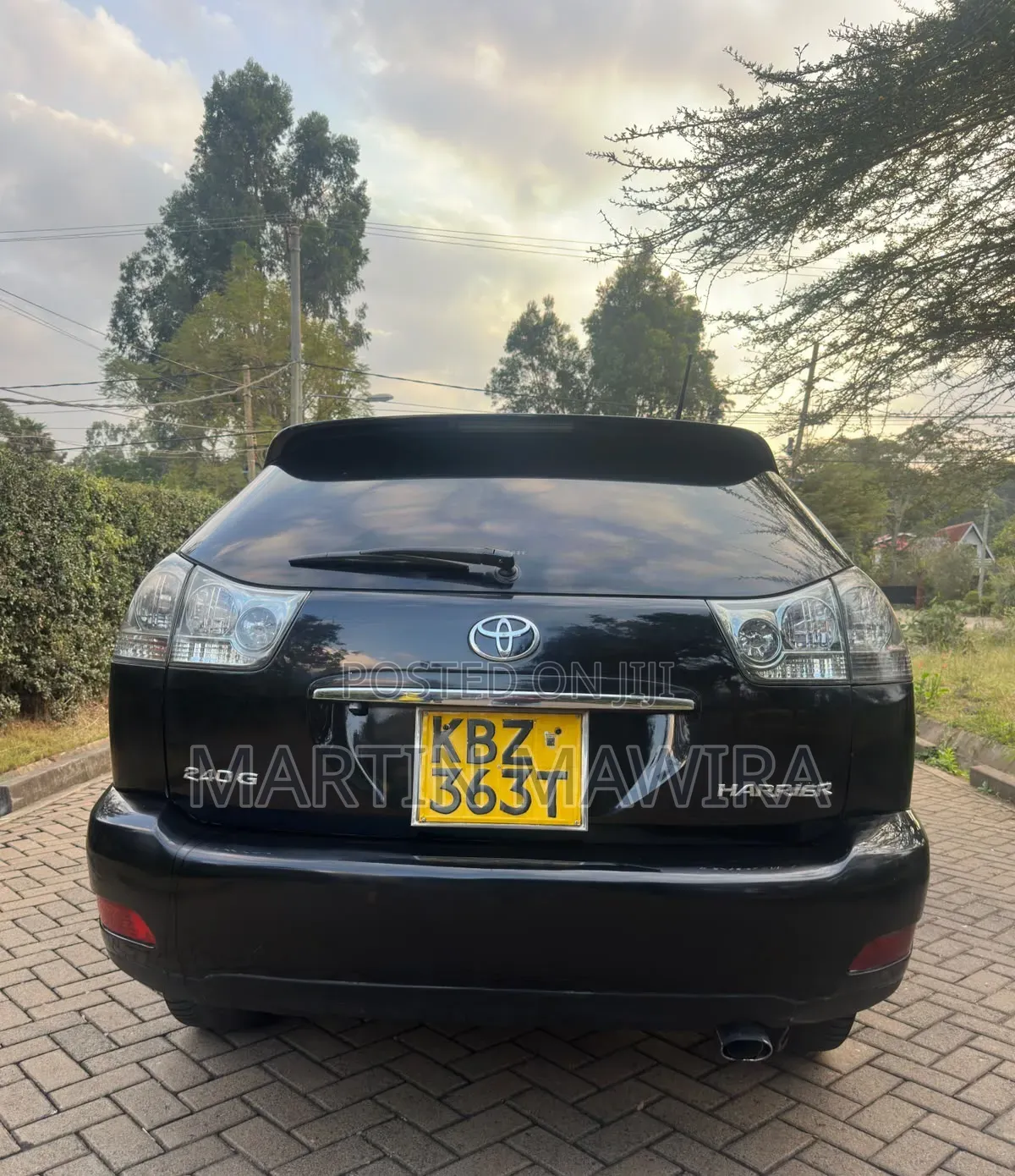 Toyota Harrier 2008 Black