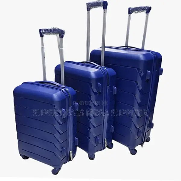Everyday-Ready 3 in 1 Unbreakable Rubber Suitcase Briefcase Travel Bag