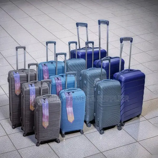 High-Grade 3 in 1 Unbreakable Rubber Suitcase Briefcase Travel Bags
