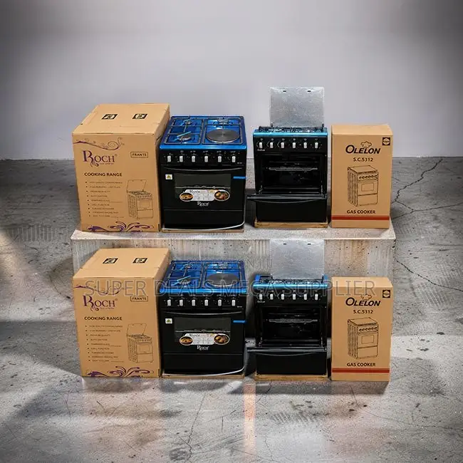 Roasting Ready 4 Gas 3 Gas Burners +1 Electric Free Standing Cooker