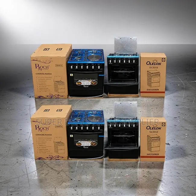 Oven Ready 4 Gas 3 Gas Burners +1 Electric Free Standing Cooker