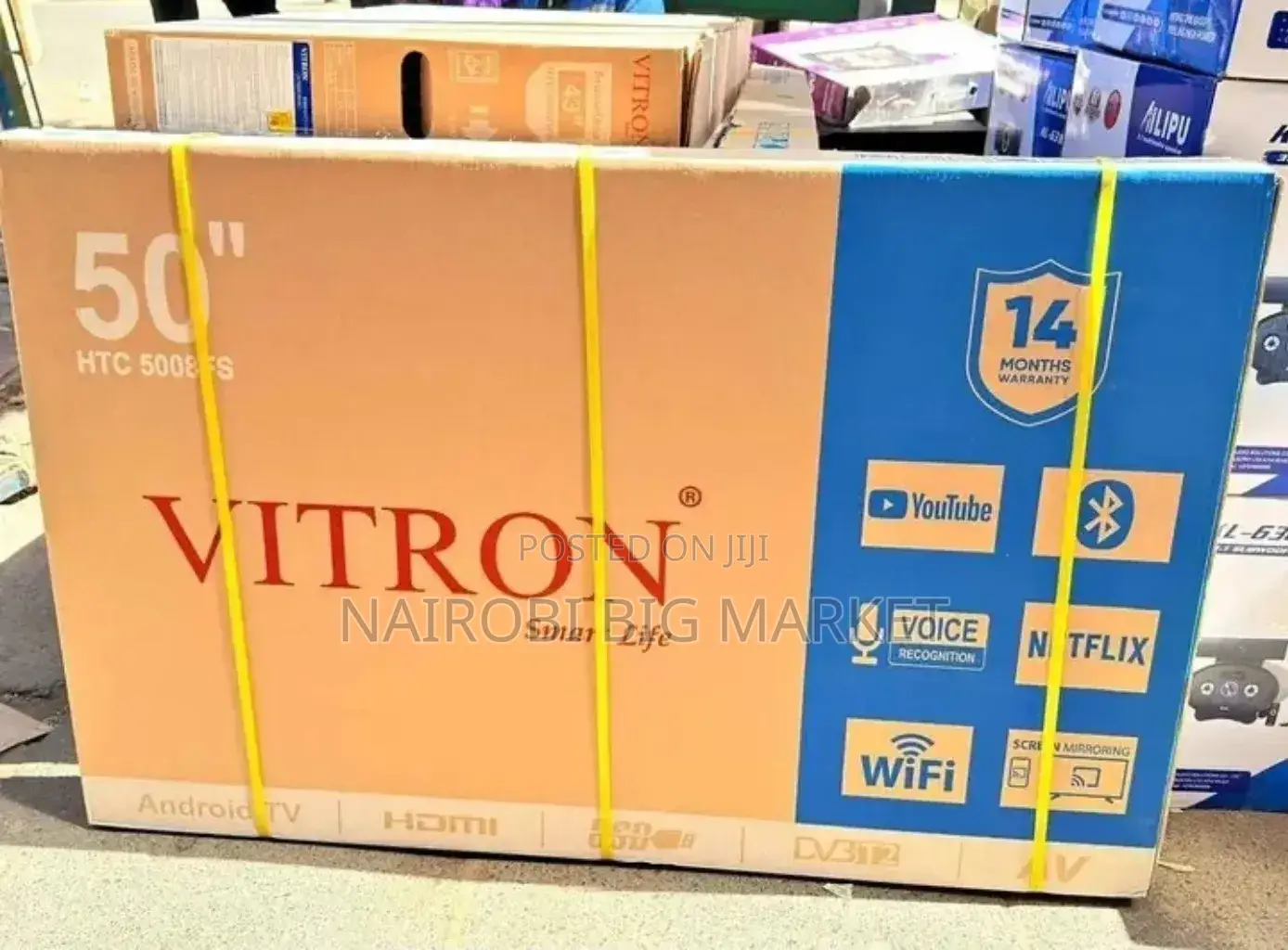 YouTube Vitron 50 Inch Android TV