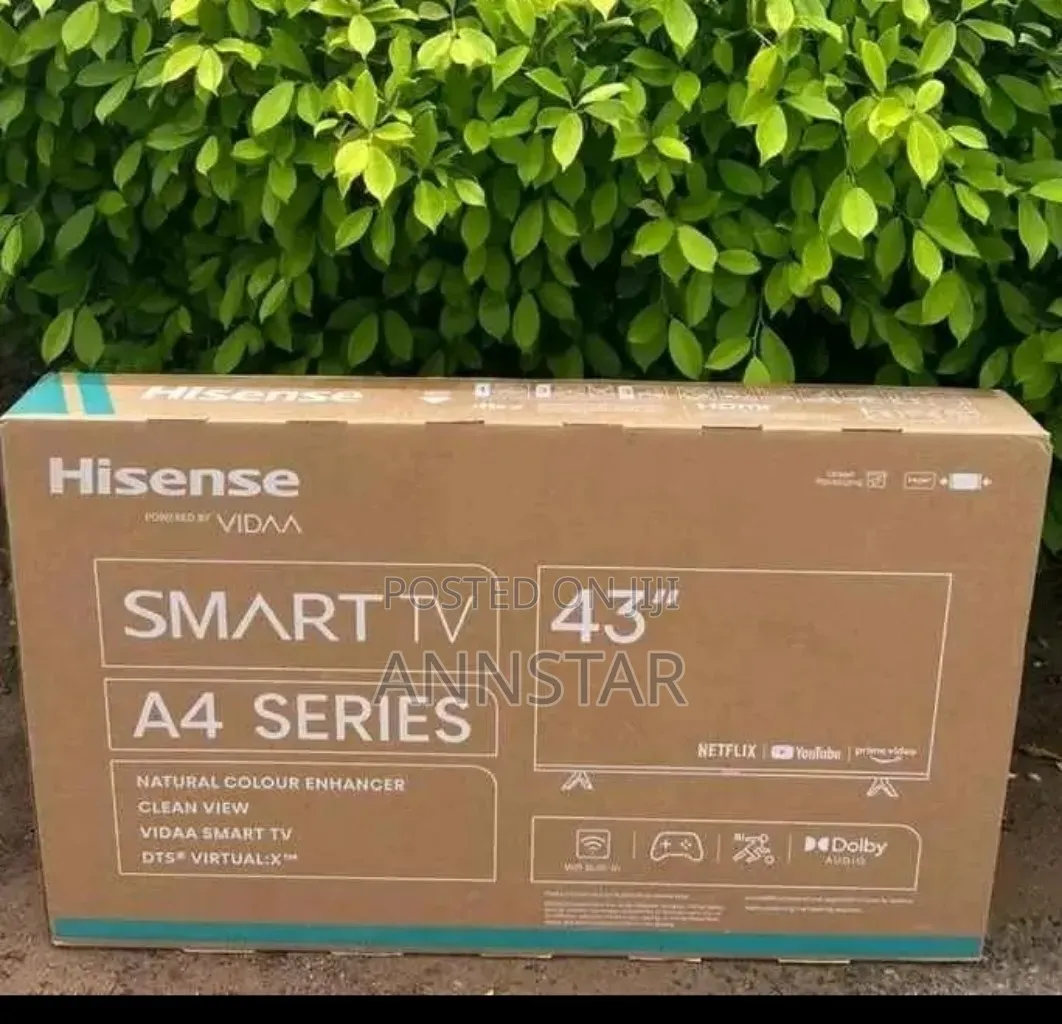 Hisense A4 Series 43 Inch Smart TV