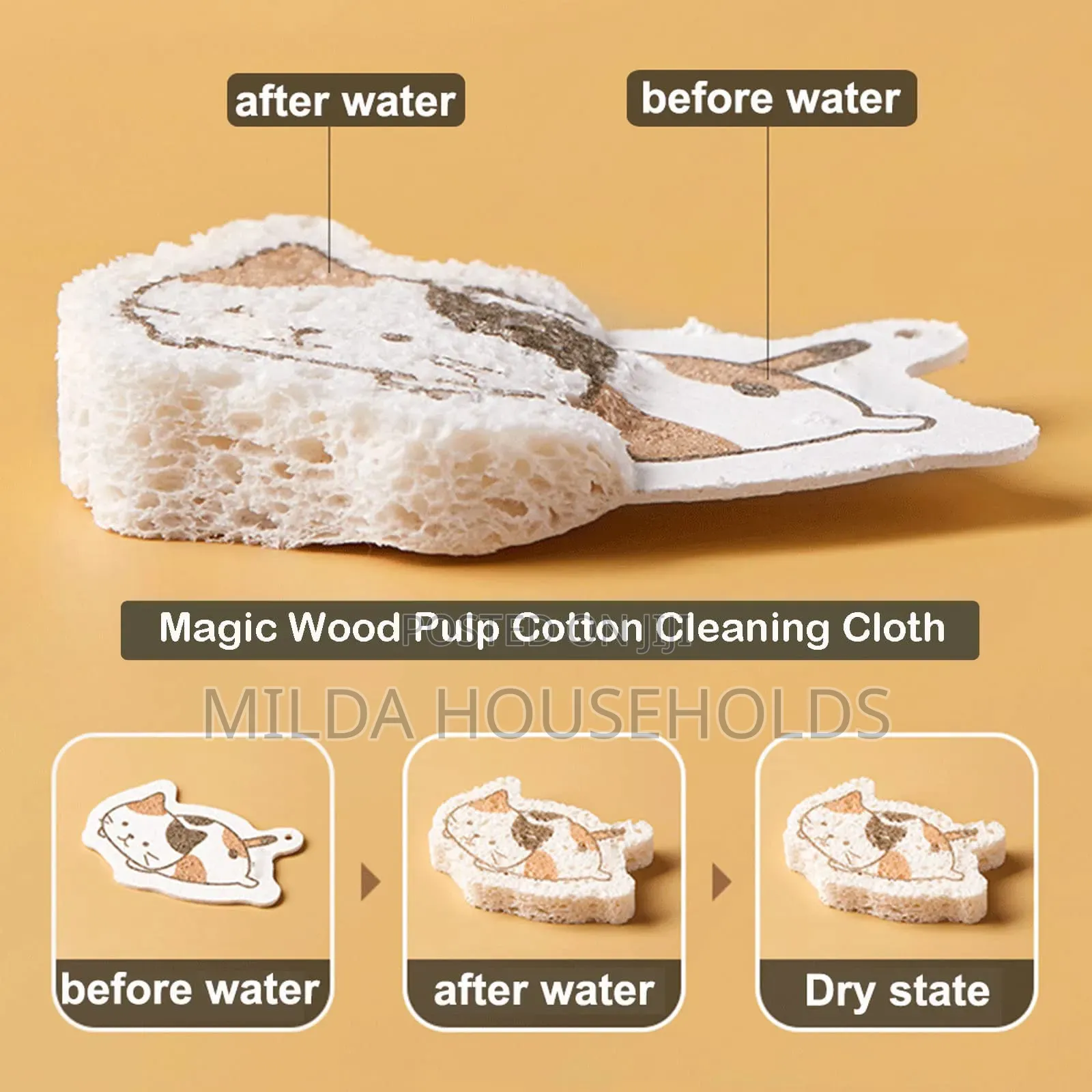 Expandable Dish Wash Pad