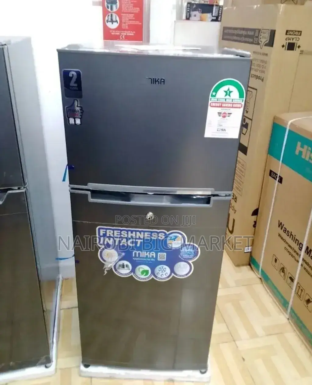 2 Years Warranty 138l Mika Fridge