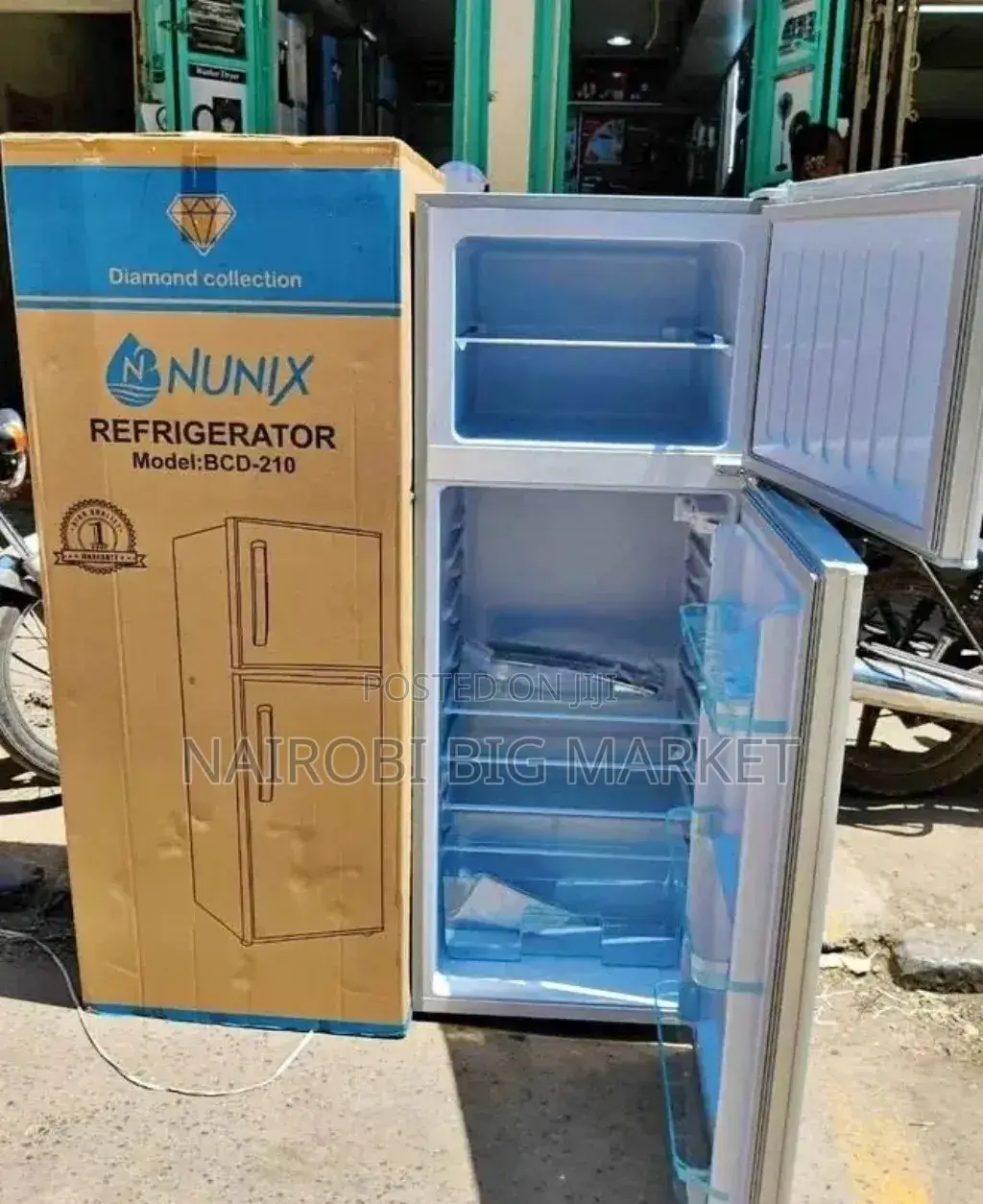 2 Star 210 Litres Double Door Refrigerator