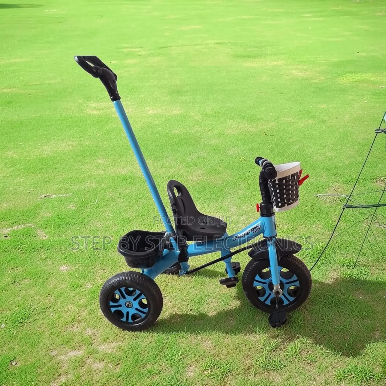 Stabilizer Installed Kids Bike Bicycle Tricycle With Push Handle