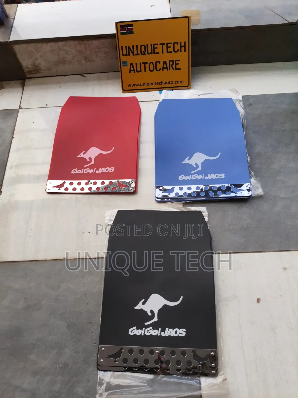 Go! Go! Jaos Big Mudflaps, Car Splash Guards