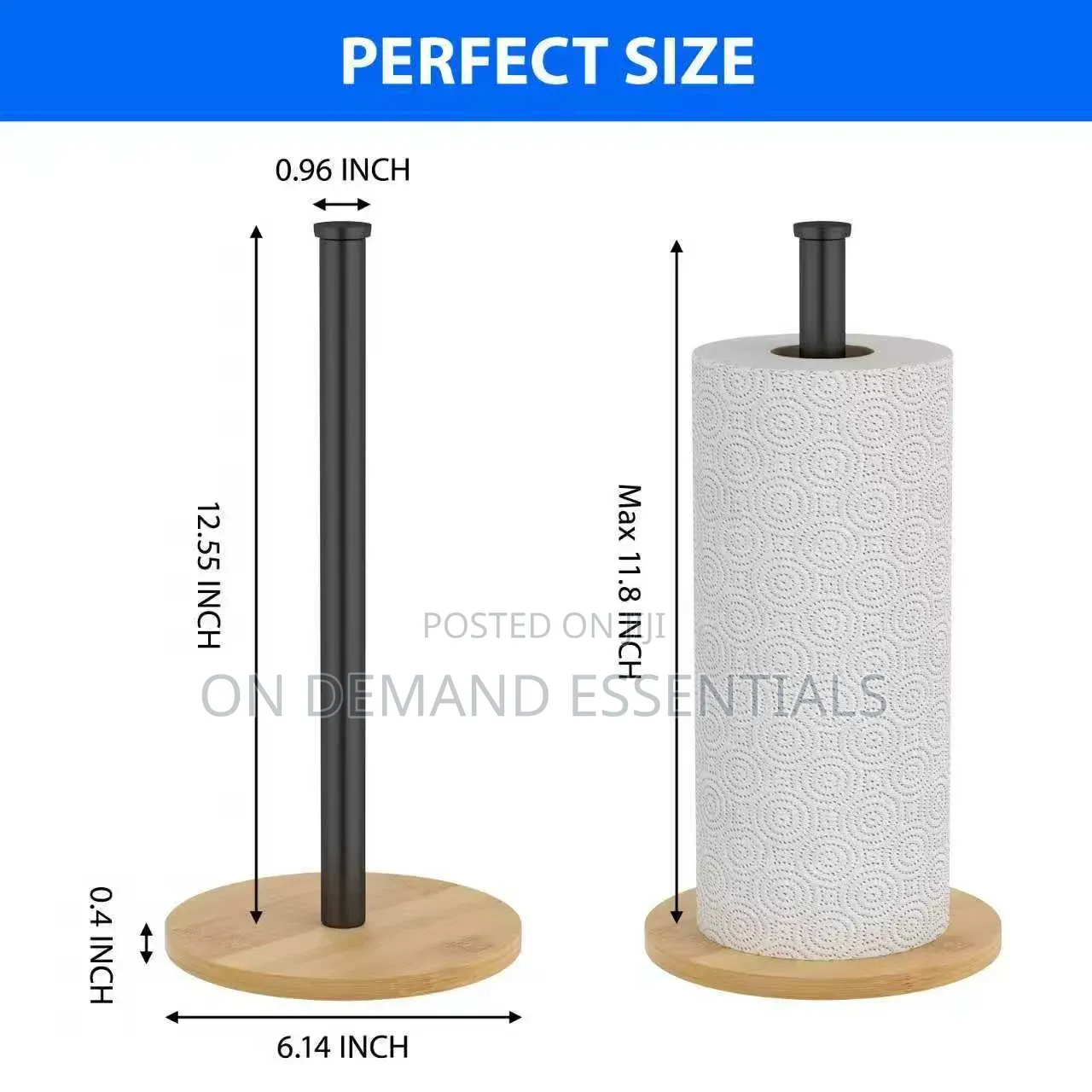 High Quality Modern Wooden Paper Towel Holder