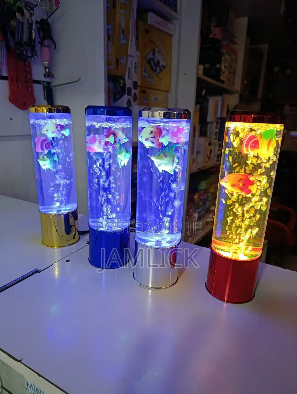 28cm LED Water Bubble Aquarium Column - HK