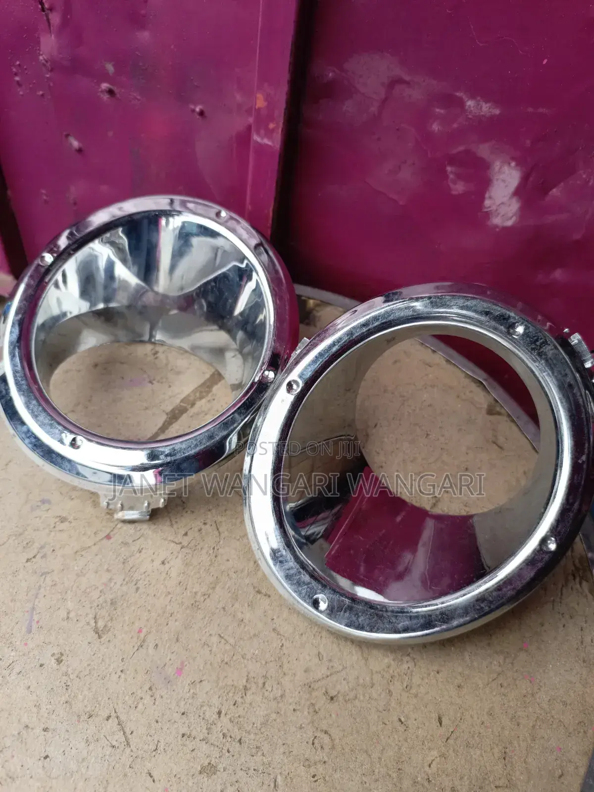 Chrome Foglight Covers for Nissan Patrol
