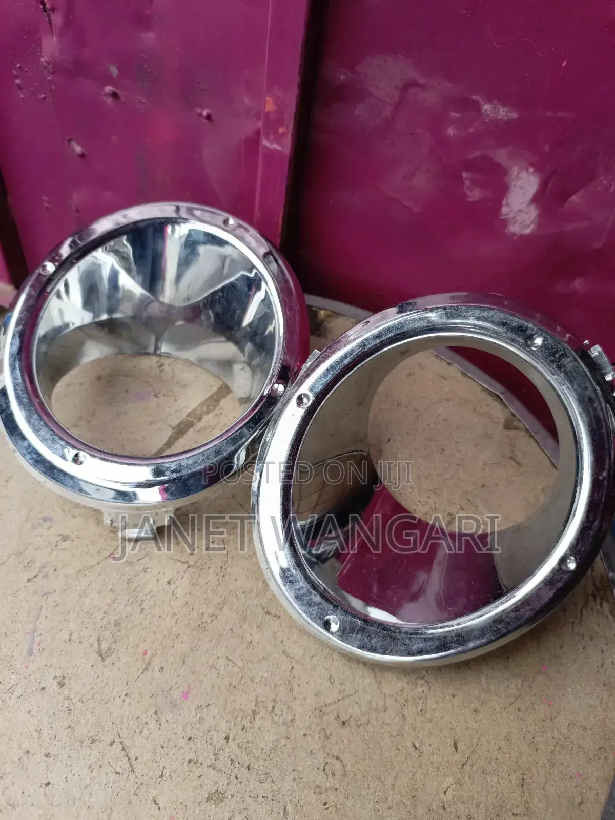 Chrome Foglight Covers for Nissan Patrol