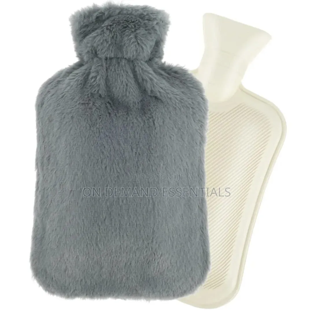 Classy Hot Water Bottle Plush Cover for Extra Warmth and Comfort