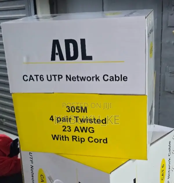 Reliable ADL Indoor 305m Network Cable High-Performance Cat 6 Utp