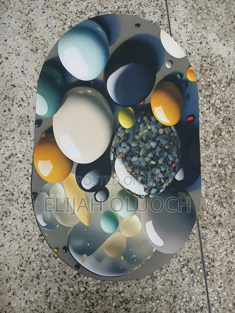 Big Size Oval *48*78cm* Bathroom/ Door Mats With Rubber Underside