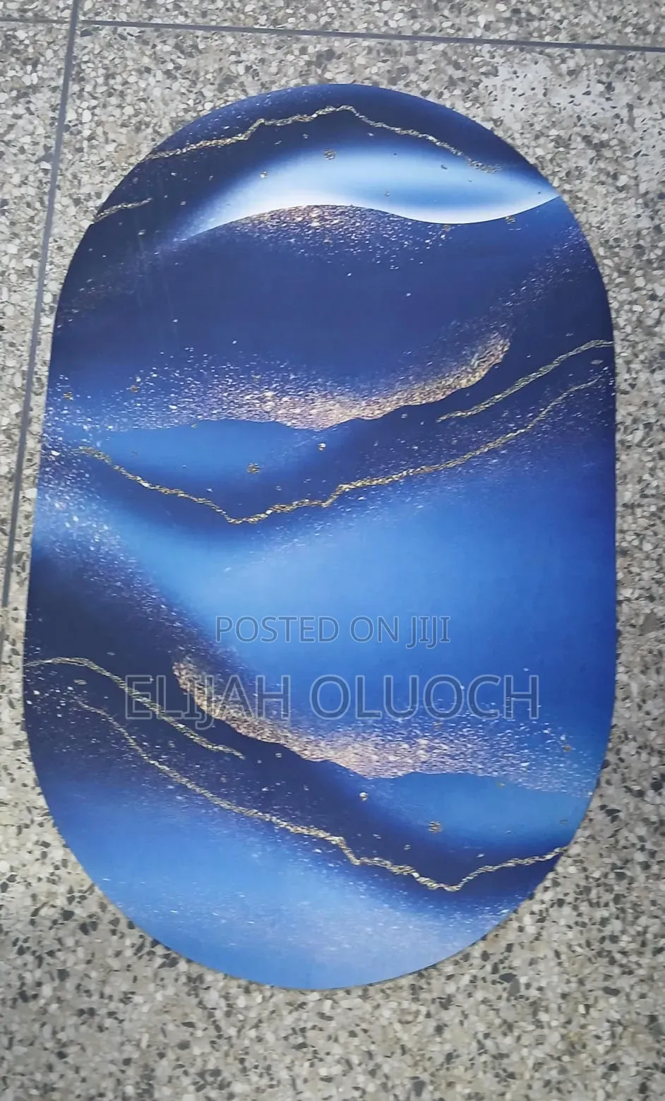 Big Size Oval *48*78cm* Bathroom/ Door Mats With Rubber Underside