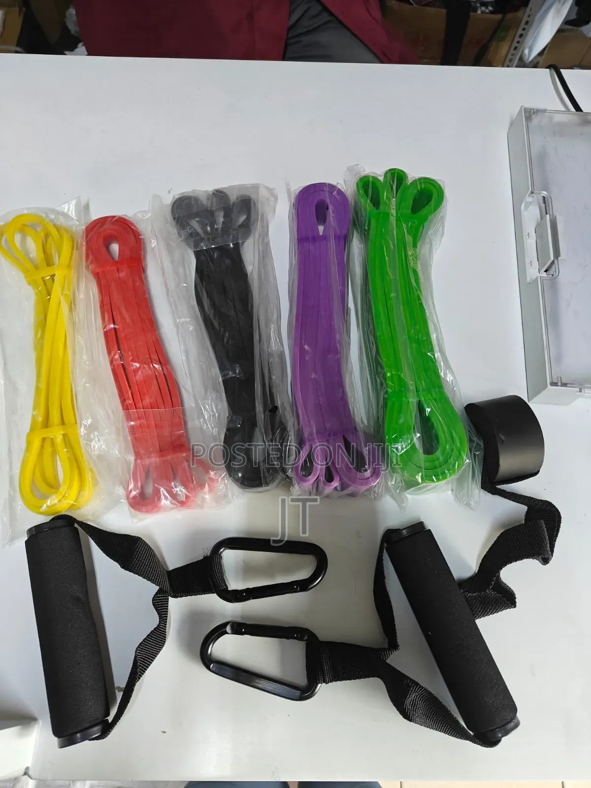 5 in One Resistance Bands With Handle and Adoor Anchor