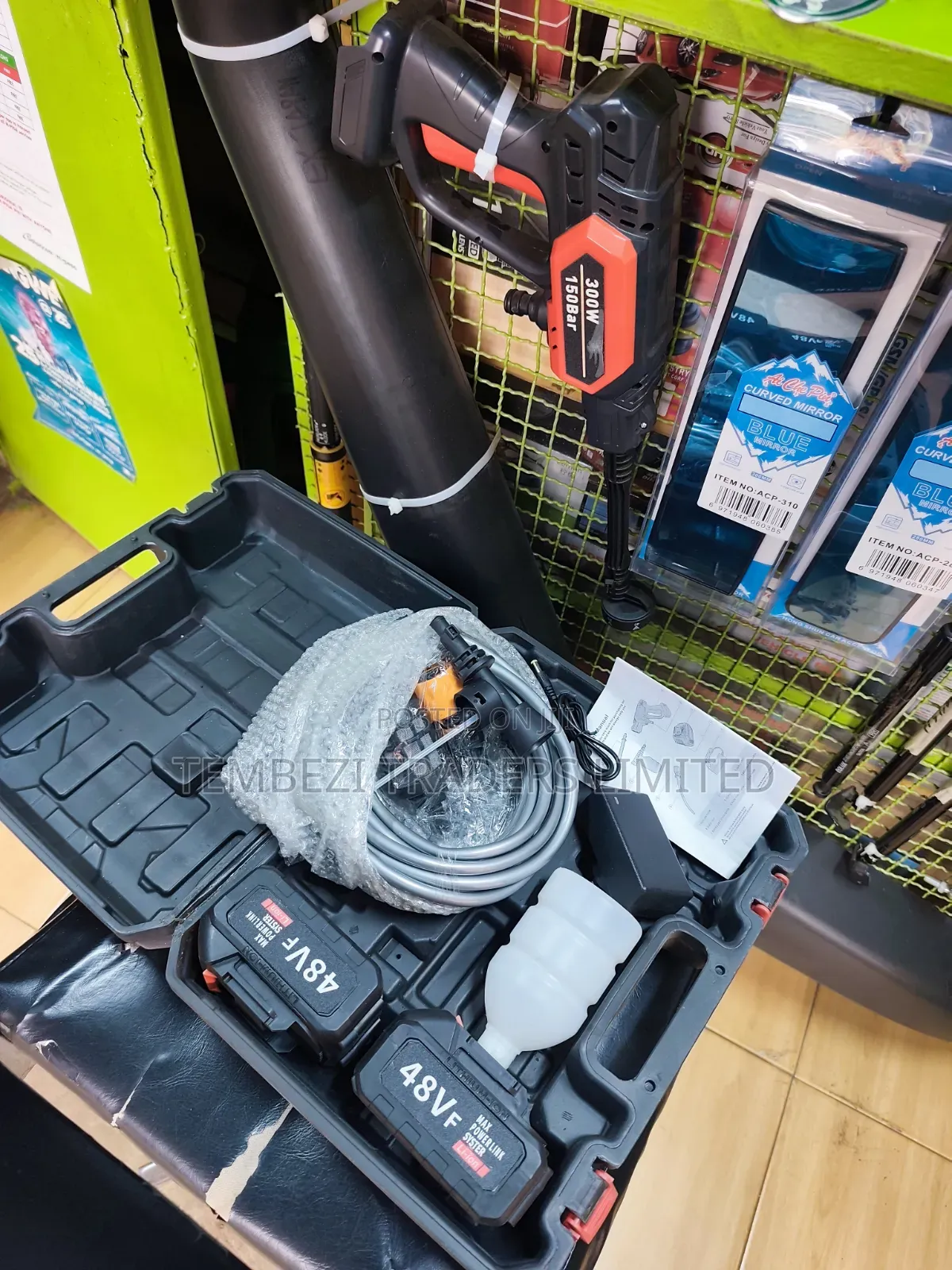 Portable Cordless Car Wash Machine – 48V High Pressure Washer Kit
