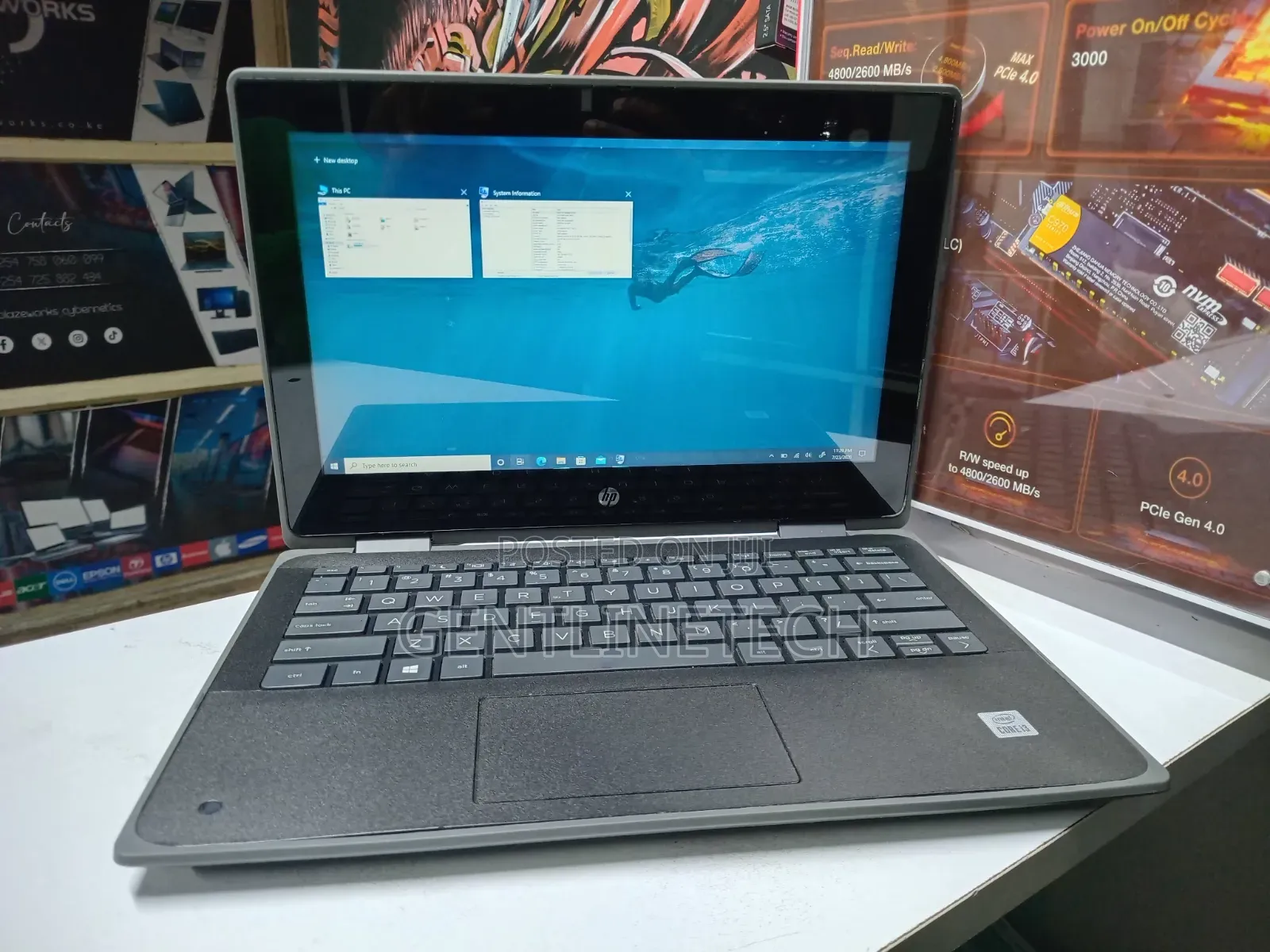Laptop HP Chromebook X360 11 4GB Intel Core i3 HDD 128GB