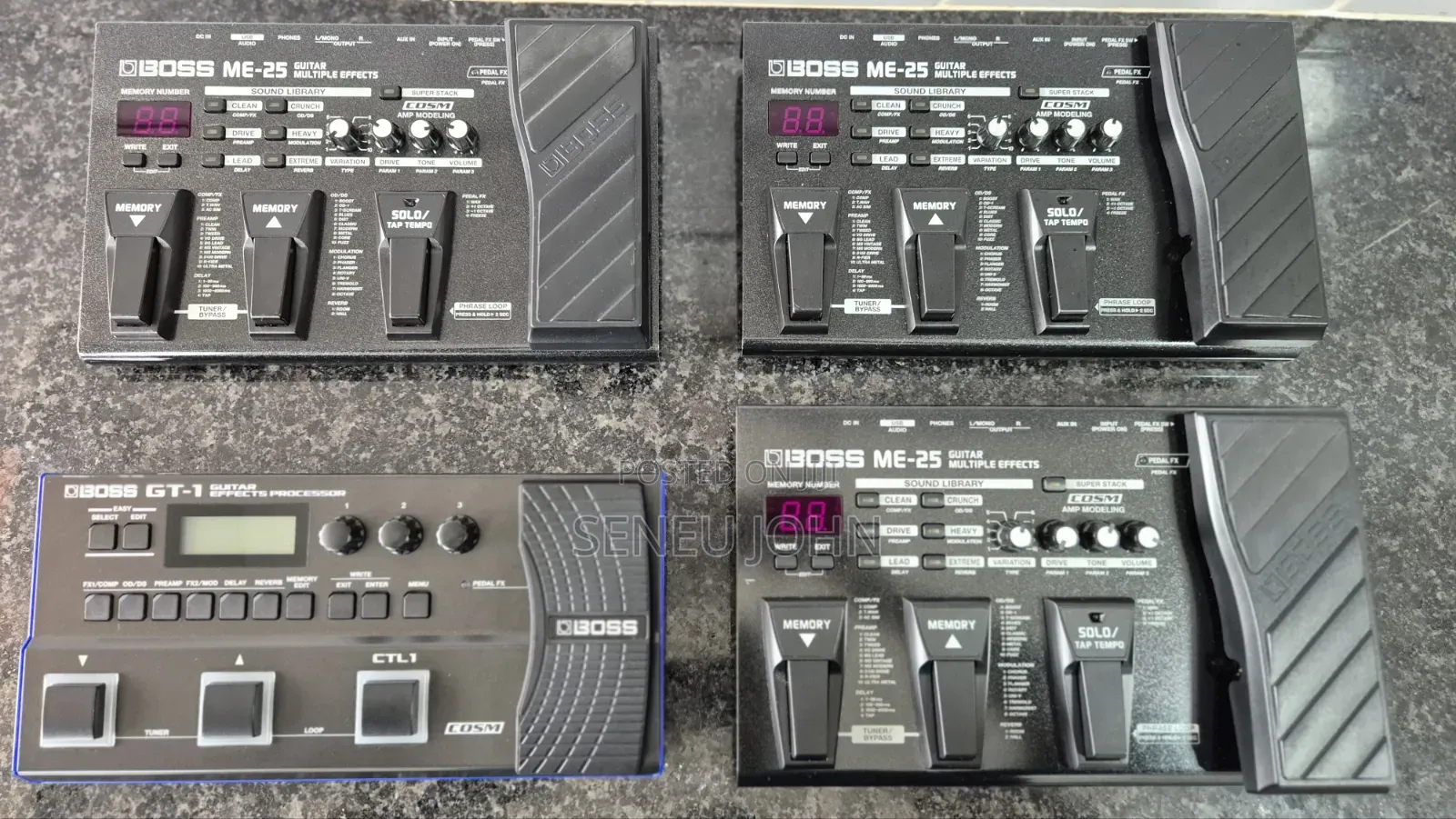 Multi Effects Pedal - Boss Me25, Boss Gt1