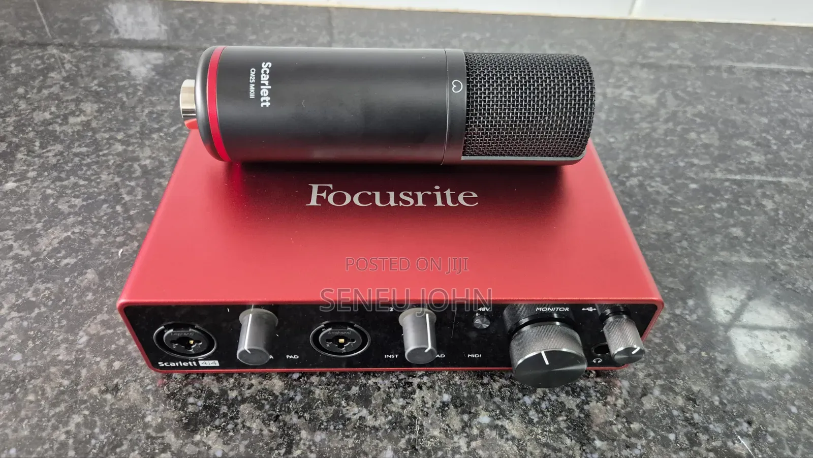 Focusrite Scarlette 4i4 (4 Channel in 4 Out)- Audio Interface 3rd Gen