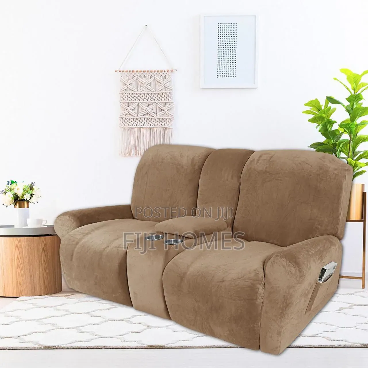 High Density Velvet Material Recliner Sofa Covers
