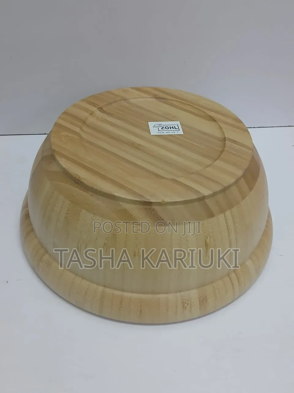 *dough Basin /Salad Bowl _Round Wooden