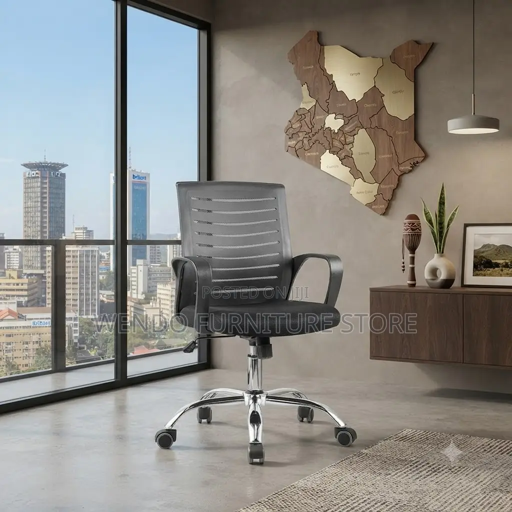 Office Chair; Mesh Office Chair With Strong Clerical Shaped