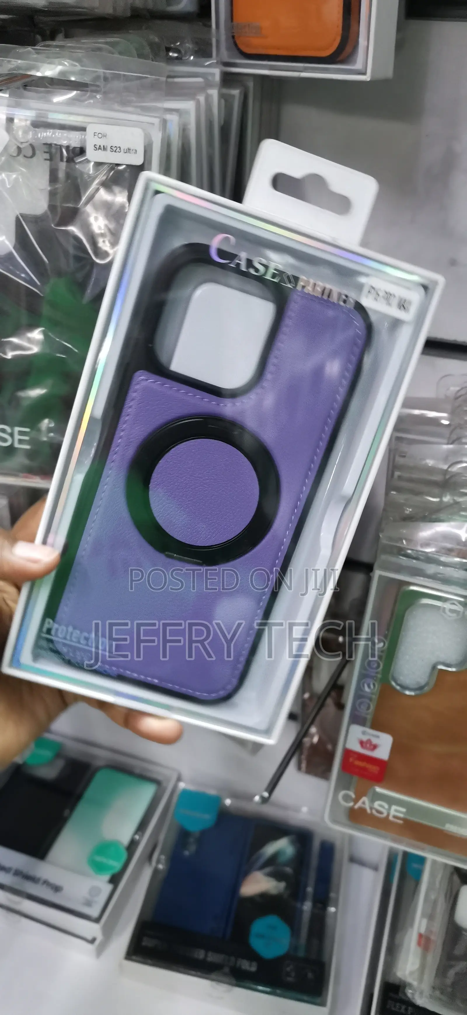 iPhone 16 Pro Maxpurple Case Partner Leather Phone Case