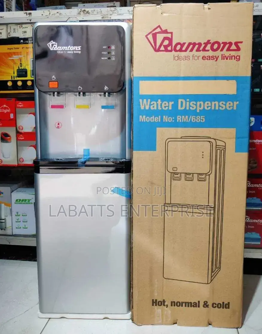 Ramtons Hot, Normal Cold Free Standing Water Dispenser – Rm/685