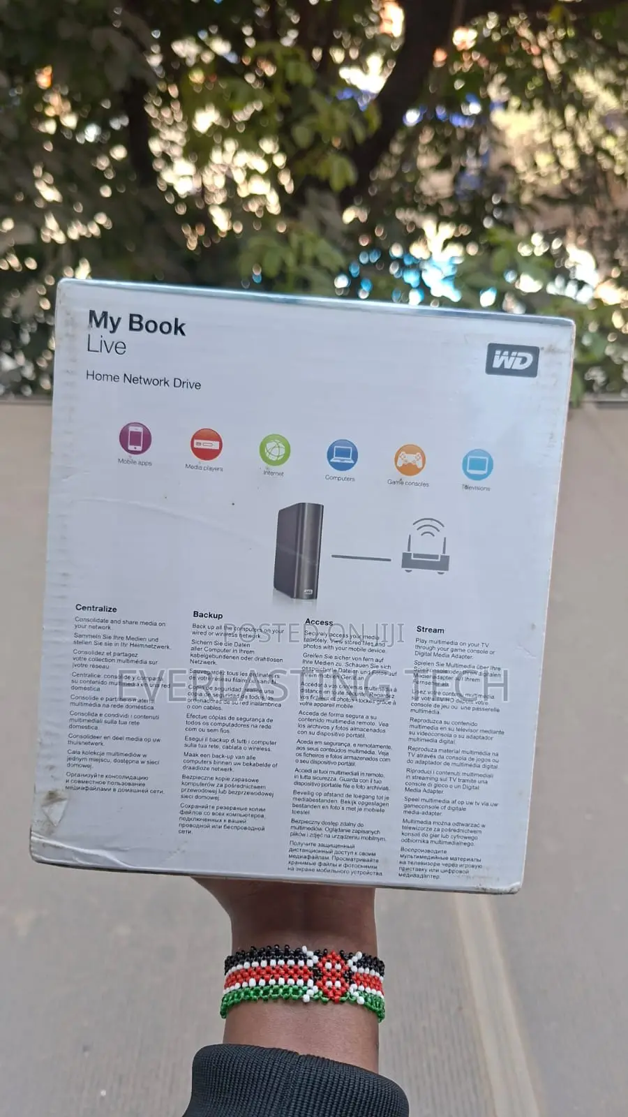 WD My Book Live Desktop External HDD 1TB (3.5′′ With Ethernet)