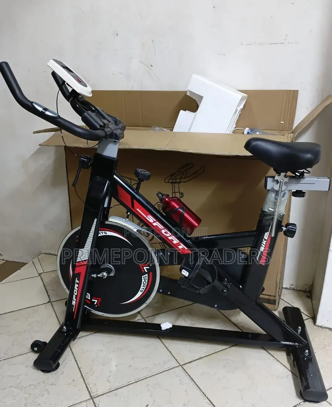 Sport Spin Bike,Heavy-Duty Indoor Cycling Spin Bike