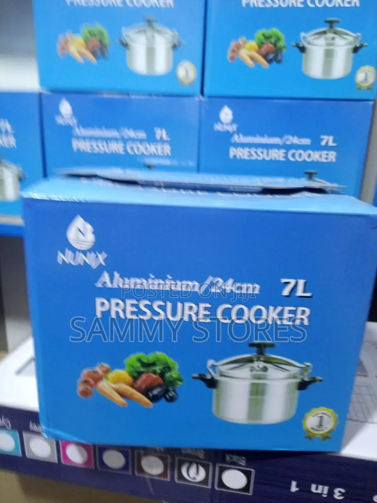 Nunix 7L Pressure Cooker – Multipurpose Aluminium Cookware