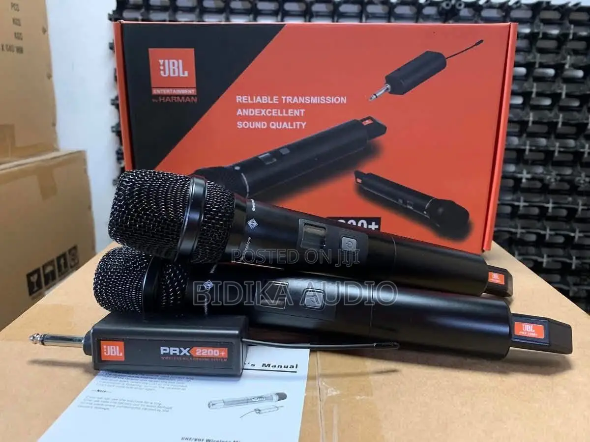 JBL PRX 2200+ Dual-Channel Wireless Microphone System