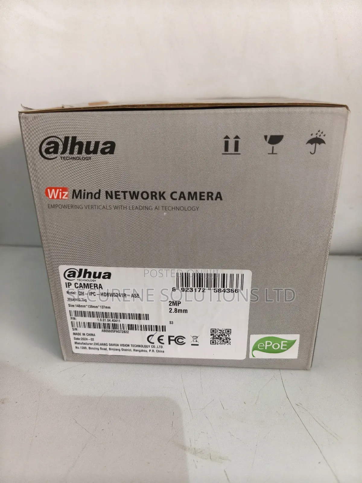 Outdoor Ip People Counting 2 MP With AI CCTV- Dahua