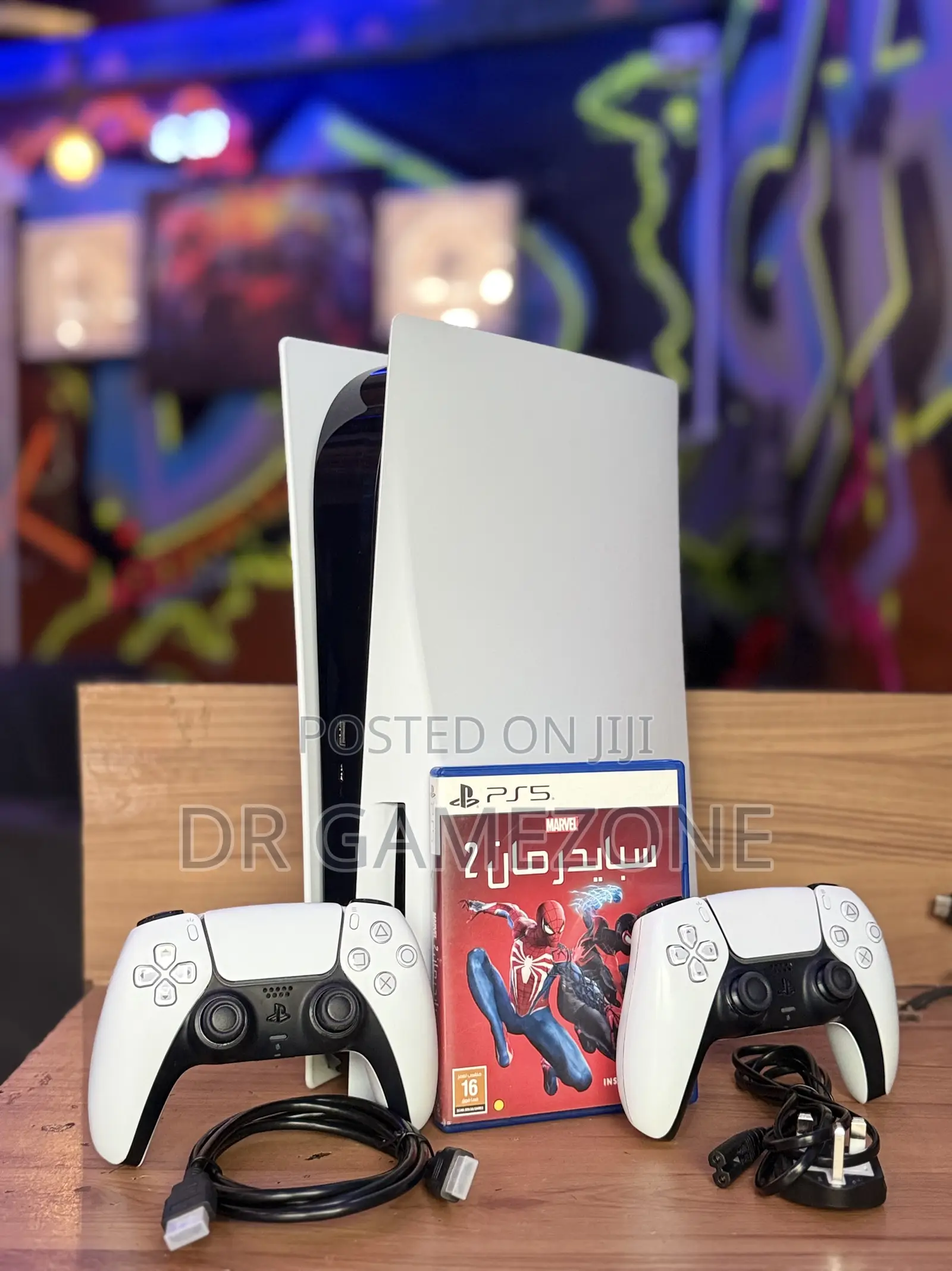 PlayStation 5 Standard + 2 Controllers + Spiderman 2 Game