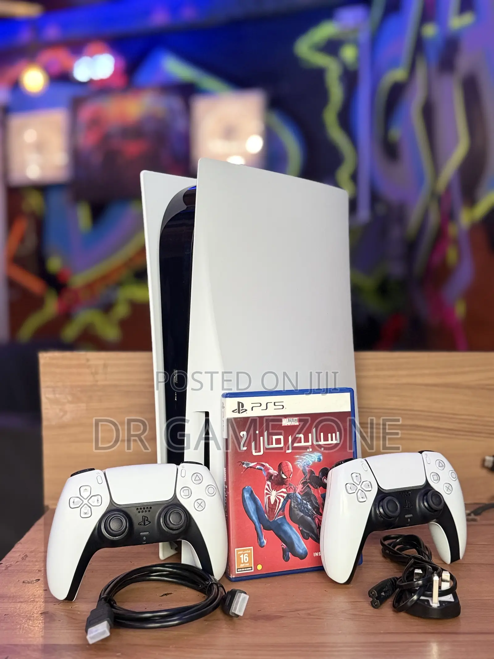 PlayStation 5 Standard + 2 Controllers + Spiderman 2 Game