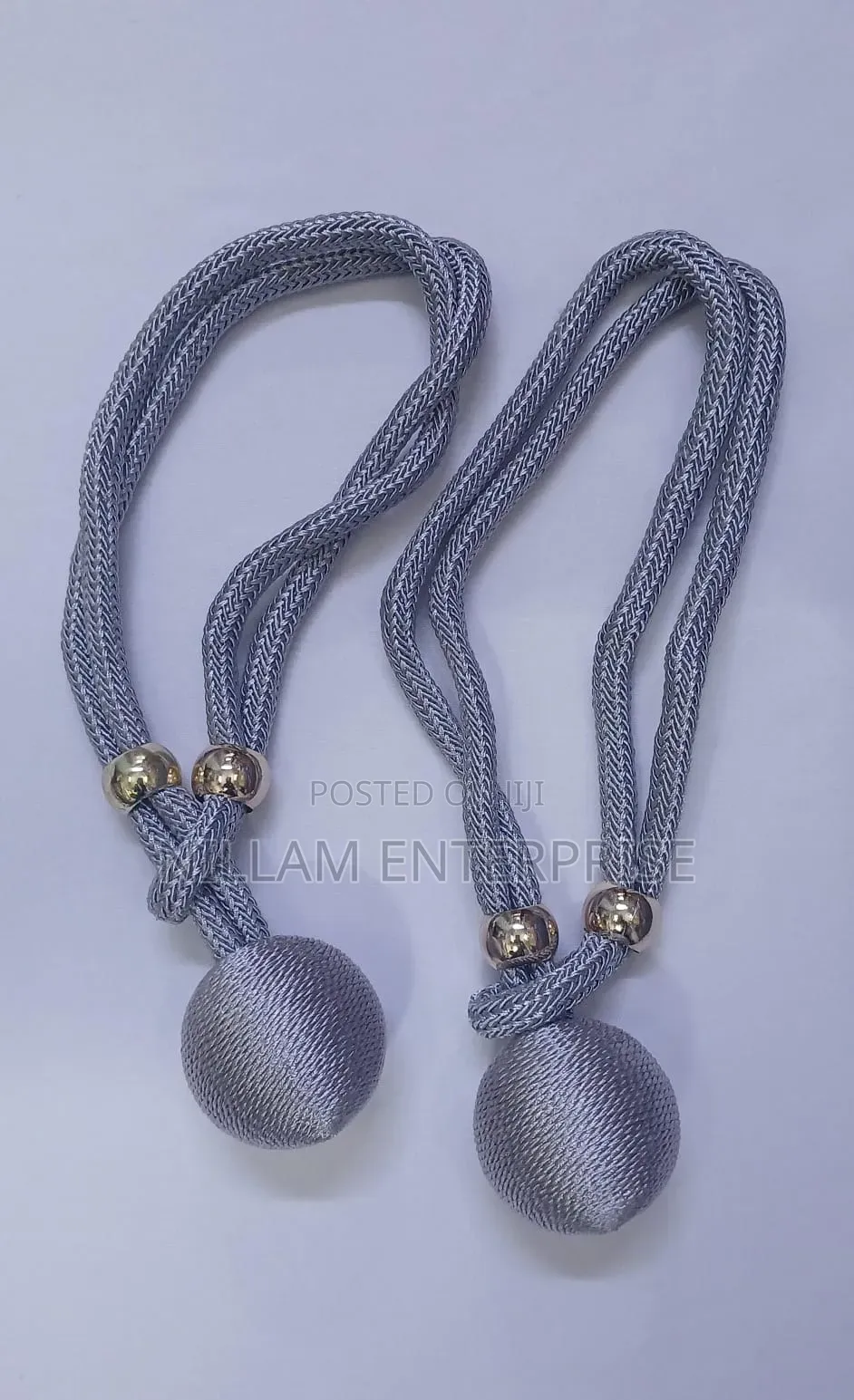 *A Pair of Curtain Tie Backs/Straps*