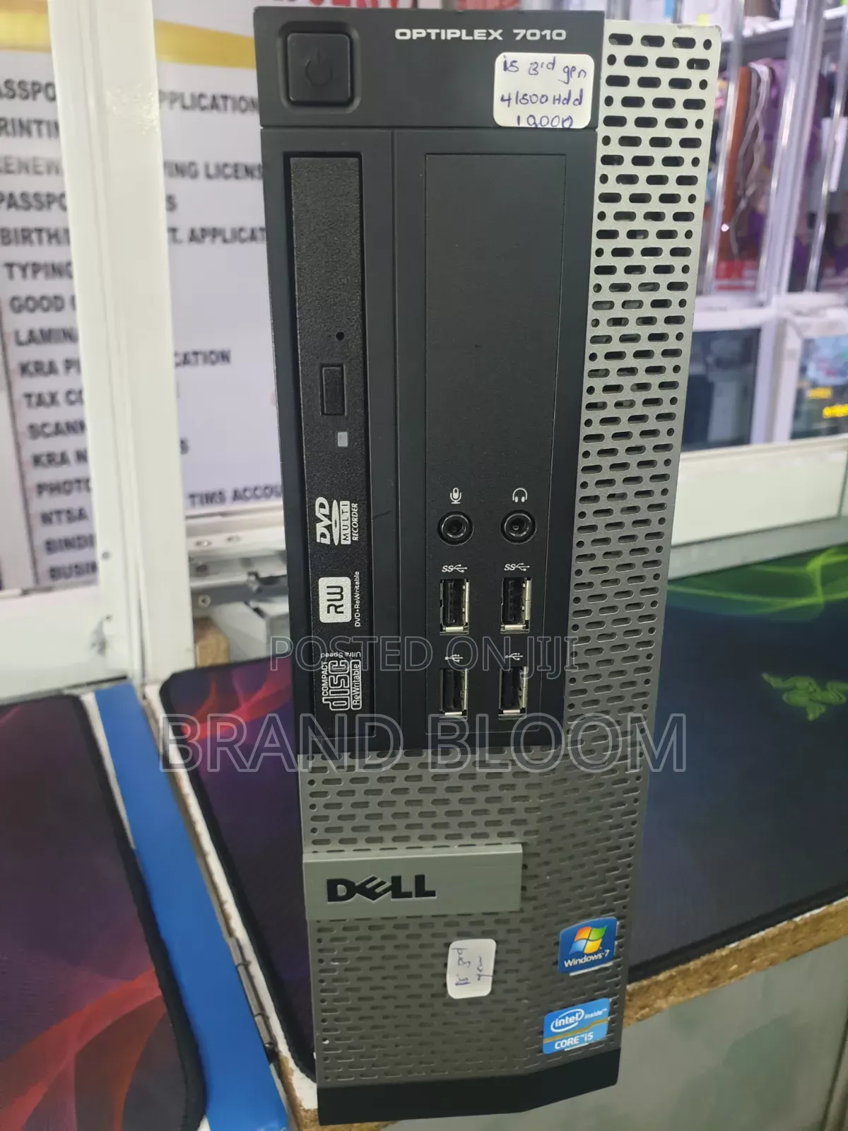Desktop Computer Dell OptiPlex 7010 4GB Intel Core i5 HDD 500GB