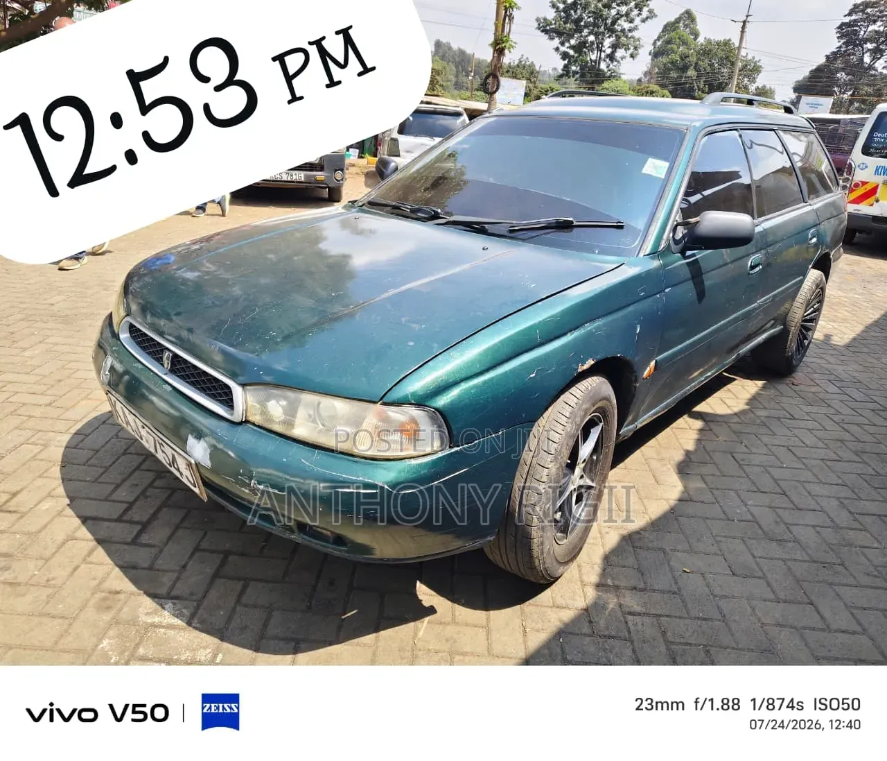 Subaru Legacy 2.5 1996 Green