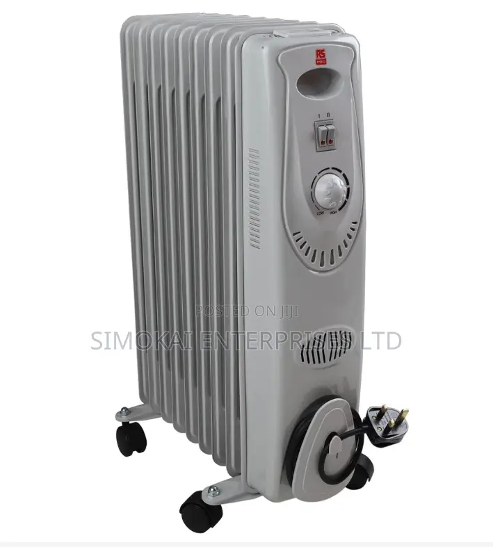 Heater Oil Radiator 3 Power Setting, on Wheel 1500W, 7 Fins