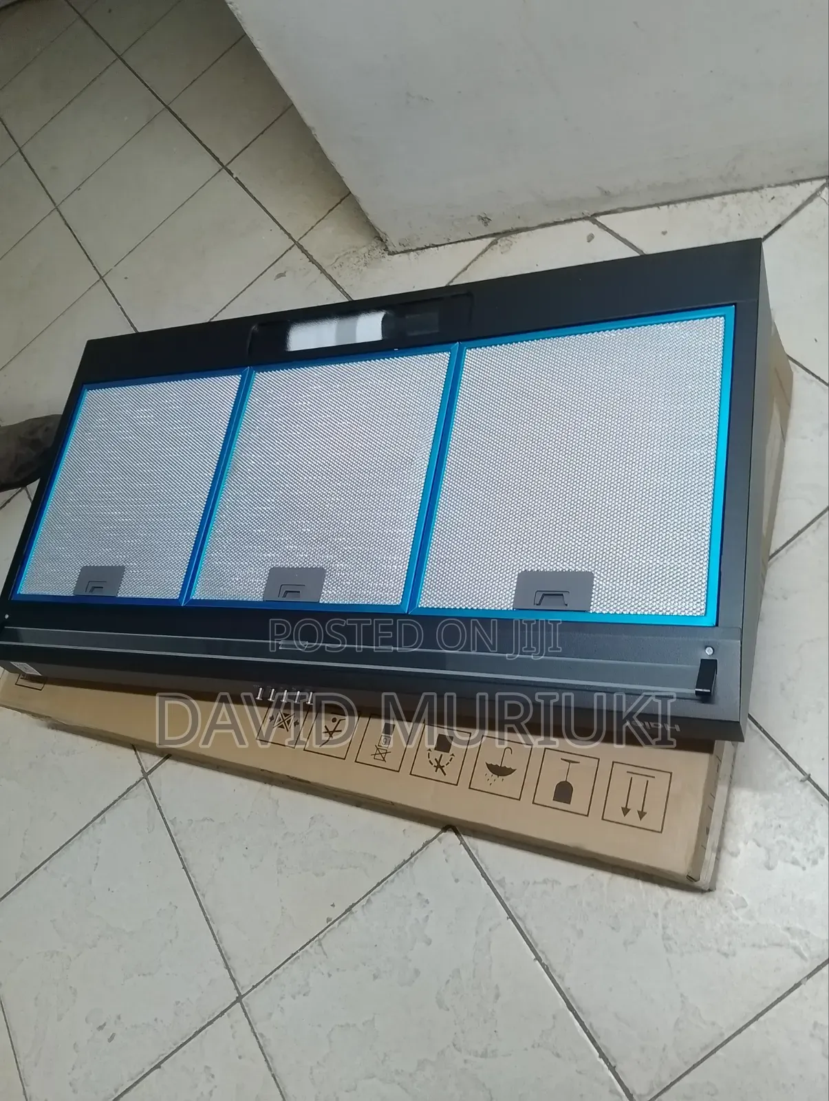 Haier 90cm Professional Kitchen Chimney Hood HXP90P-S500B–